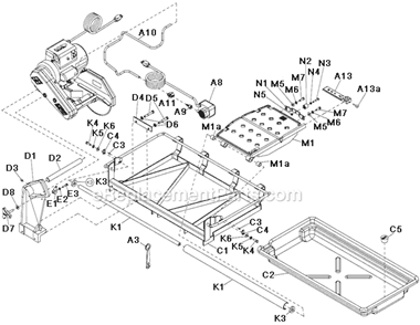 Part Location Diagram of 155530 MK Diamond Shaft, 12.88 Pivot, 101pro